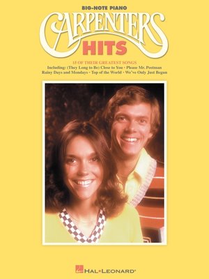 cover image of Carpenters Hits (Songbook)
